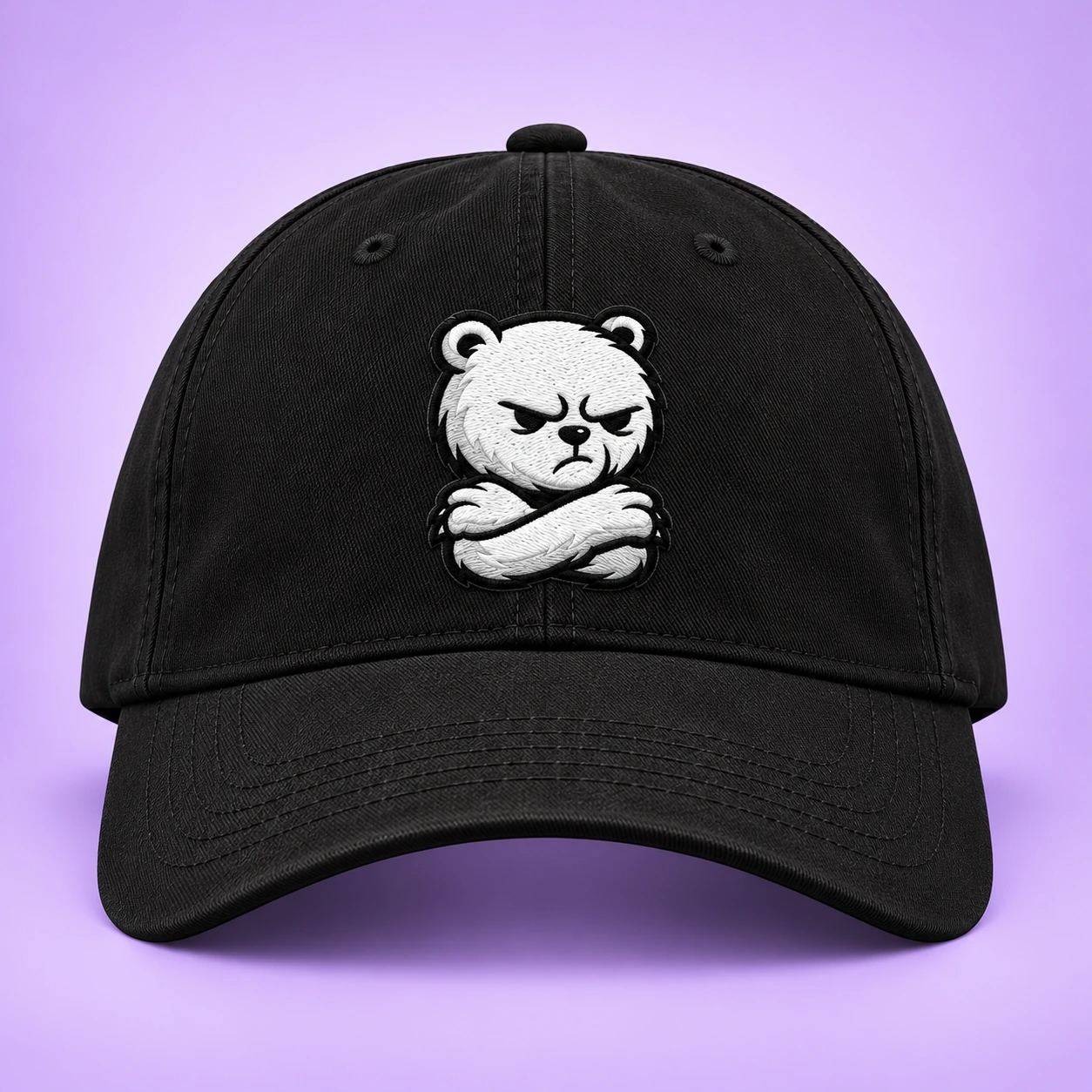 Muffelz Cap mit Bärenmotiv – gestaltete Produktvorschau, kein verifiziertes Spreadshop-Produktfoto
